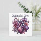 Lupercalia Love Gothic Anatomical Heart Flowers シーズンカード (スタンド正面)