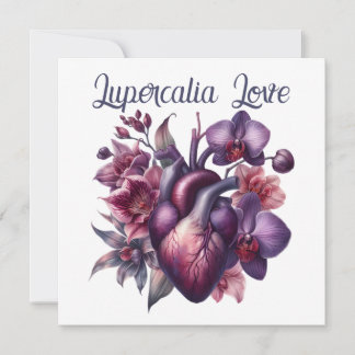 Lupercalia Love Gothic Anatomical Heart Flowers シーズンカード
