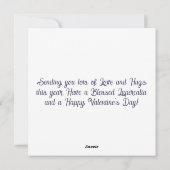 Lupercalia Love Gothic Anatomical Heart Flowers シーズンカード (裏面)