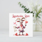 Lupercalia Love Sweet Goat Hearts Valentine's Day シーズンカード (スタンド正面)