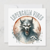 Lupercalia Vibes Werewolf Valentine's Day シーズンカード (正面)