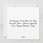 Lupercalia Vibes Werewolf Valentine's Day シーズンカード (裏面)