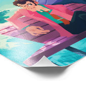 Lupin III the third bench boys print フォトプリント (角)