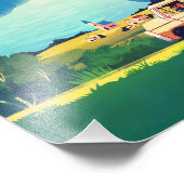 Lupin III the third cagliostro mountains print フォトプリント (角)