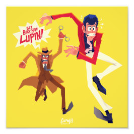 Lupin III the third Zenigata chase print フォトプリント