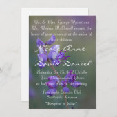 Lupineの招待の分野 招待状 (正面/裏面)