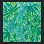 Lupine Flowers, Summer Wildflowers Floral Painting ポスター<br><div class="desc">Poster featuring whimsical floral painting,  beautiful blooming lupine flowers surrounded by green leaves. 
© Clipso-Callipso / Julia Khoroshikh 2022
www.juliakhoroshikh.art
#floral #floralart #floralpainting #modernfloral #contemporaryfloral #lupines #wildflowers #botanicalart #summerflowers
#posters #wallart #zazzle #zazzlemade</div>
