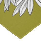 Lupine Mustard Yellow Botanical Tablecloth テーブルクロス (アングル)