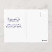 Lupins Change of Address ポストカード (裏面)