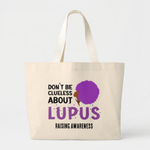 LUPUSの認識度を育てることは決して無駄ではない ラージトートバッグ