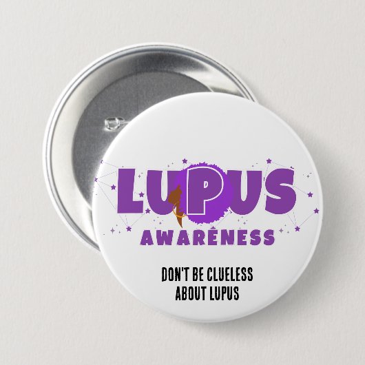 LUPUSの認識度を育てることは決して無駄ではない 缶バッジ (正面&裏面)