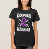 Lupus Awareness Lupus Warrior Lupus Ninja Tシャツ (正面)