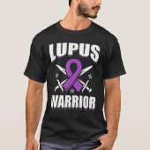 Lupus Awareness Lupus Warrior Lupus Ninja Tシャツ (正面)