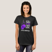 Lupus Awareness Month Gloves Purple Ribbon Tシャツ (正面フル)