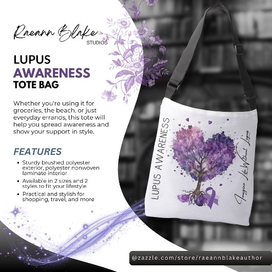 Lupus Awareness Tote Bag クロスボディバッグ