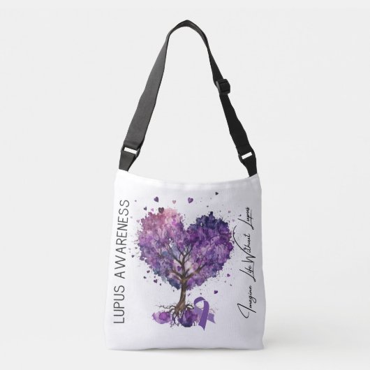 Lupus Awareness Tote Bag クロスボディバッグ (正面)