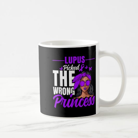 Lupus Cked The Wrong Princess - Warrior Lupus Awar コーヒーマグカップ (右)