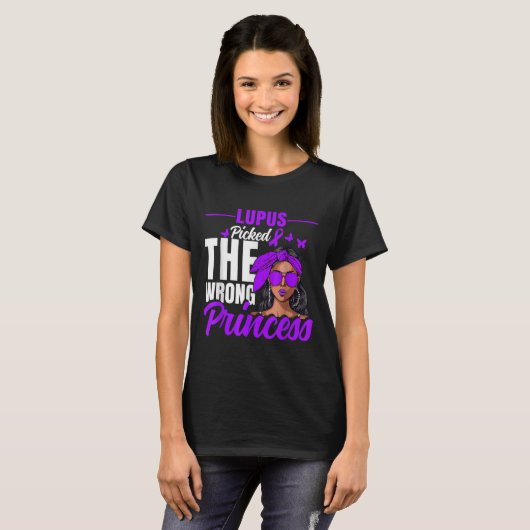 Lupus Cked The Wrong Princess - Warrior Lupus Awar Tシャツ (正面フル)