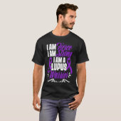 Lupus Warrior  Lupus Purple Ribbon Lupus Awareness Tシャツ (正面フル)