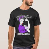 Lupus Warrior Unbreakable Lupus Awareness Gift Tシャツ (正面)