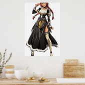 Lupusregina Beta Overlord AnimeManga ポスター (キッチン)