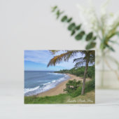 Luquillo, Puerto Rico – 隠れた波 ポストカード (スタンド正面)