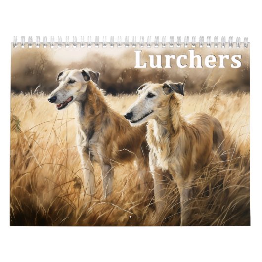 Lurchersカレンダー、任意の年 カレンダー (カバー)