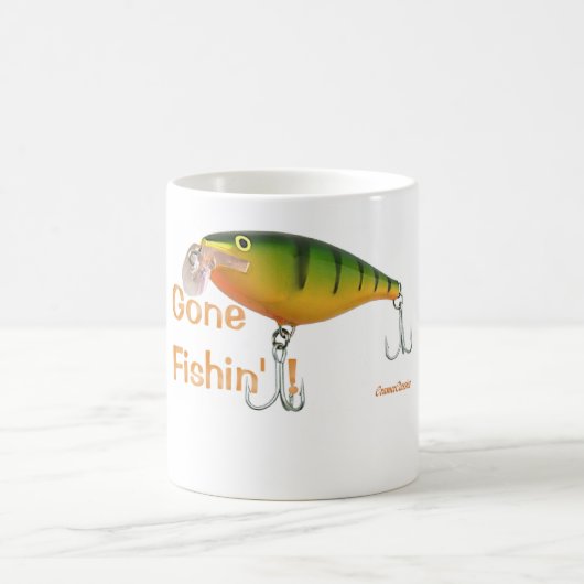 lure1_white コーヒーマグカップ (中央)