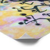 Lurking Dawnドラゴンシルエットファンタジーアートポスター ポスター (角)