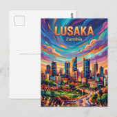 Lusaka Skyline Zambia ポストカード (正面/裏面)