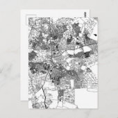 Lusaka Zambia City Map ポストカード (正面/裏面)