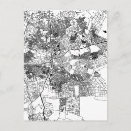 Lusaka Zambia City Map ポストカード