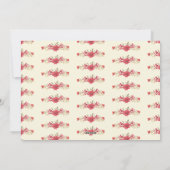 lush floral watercolor christmas botanical photo シーズンカード (裏面)