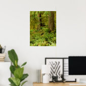 Lush Forest & Ferns | Ecola State Park, Oregon ポスター (ホームオフィス)