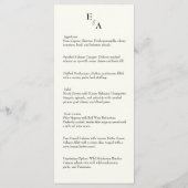 Lush Luxe, Tiger Lily & Mint,フラットメニュー メニュー (裏面)