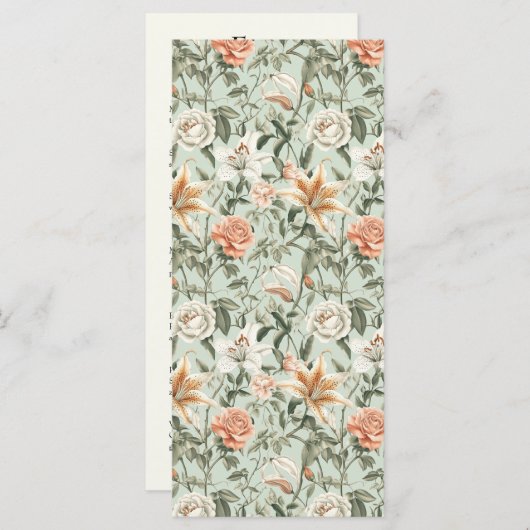 Lush Luxe, Tiger Lily & Mint,フラットメニュー メニュー (正面/裏面)