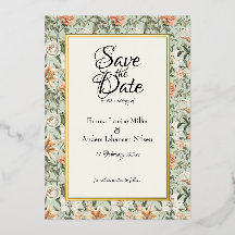 Lush Luxe, Tiger Lily & Mint，日付を保存