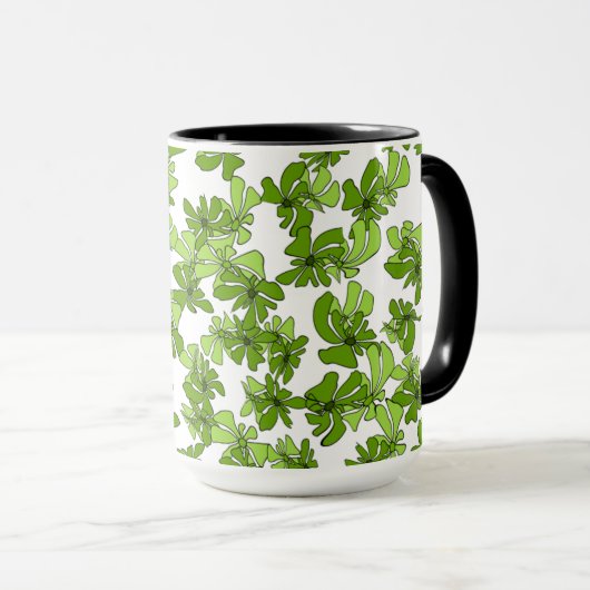 Lush Moments: Nature-Inspired Coffee Mug マグカップ (正面右)