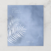 Lush Palm 結婚 Leaf's Table No. Blue ID956 プレイスカード (外部開封)