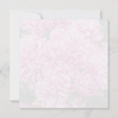 Lush Pink Peony Garden Floral Fine Art シーズンカード (裏面)