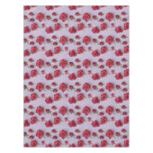 Lush Red Roses With Soft Dewy Petals  テーブルクロス (正面)