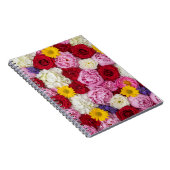 Lush Summer Bloom Floral ノートブック (右側)