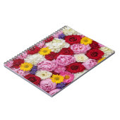 Lush Summer Bloom Floral ノートブック (左側)