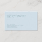 Lush White Hydrangea Flower Misty Mountain Forest 名刺 (裏面)