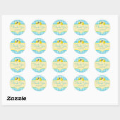 Lussy Lemon Thank You Stickers ラウンドシール (シート)