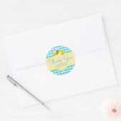 Lussy Lemon Thank You Stickers ラウンドシール (封筒)