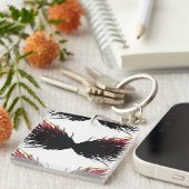 Lust Abstract 7 Deadly Sins Alcohol Ink Art キーホルダー (正面右)