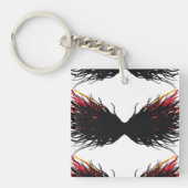 Lust Abstract 7 Deadly Sins Alcohol Ink Art キーホルダー (正面)