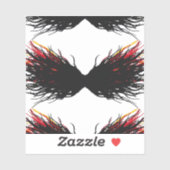 Lust Abstract 7 Deadly Sins Alcohol Ink Art シール (シート)