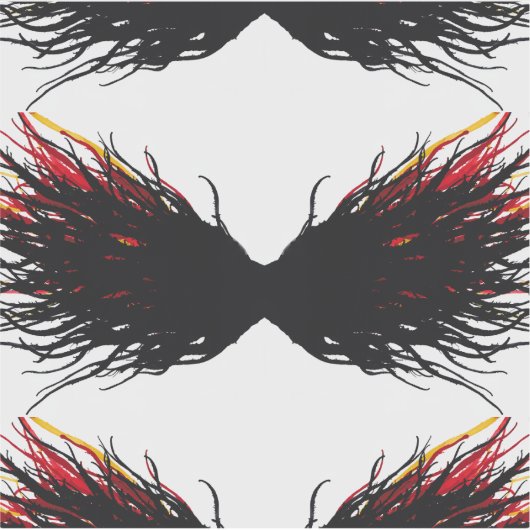 Lust Abstract 7 Deadly Sins Alcohol Ink Art シール (正面)